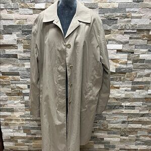 London Fog Men's Beige Trench Coat